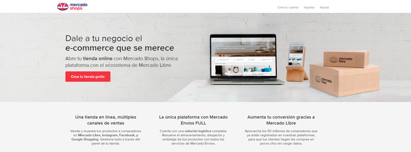 mercadoshops tu tienda en línea con las ventajas de Mercado Libre