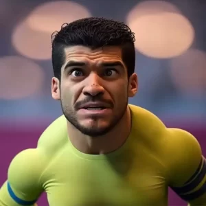 Henry Martin como personaje animado de pixar