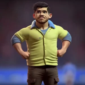 Henry Martin como personaje animado de pixar