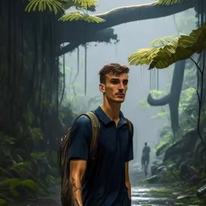 Dinenno de Pumas como personaje animado de pixar